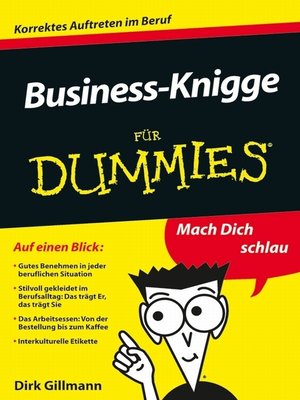 cover image of Business-Knigge für Dummies